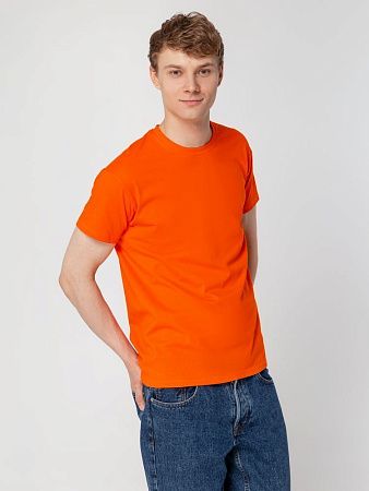Футболка унисекс Regent 150, оранжевая, размер 3XL