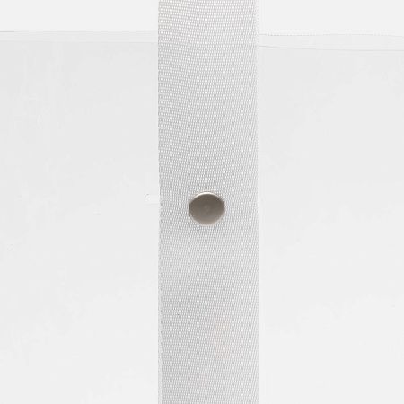 Шопер Clear Fest, ver.2, прозрачный с белыми ручками