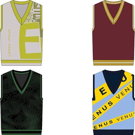 Жилет на заказ Classic Fint, полушерсть, размер S