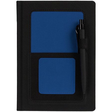 Ежедневник Mobile на заказ, недатированный, черно-синий