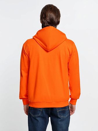 Толстовка на молнии с капюшоном Siverga 2.0, оранжевая, размер XS