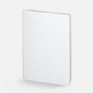 Ежедневник Nebraska Flex, недатированный, белый с серебристым