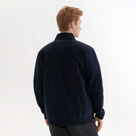 Толстовка на молнии ASTIN темно-синяя, размер L