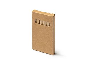 Набор из 6 карандашей AMAZONIA, цвет: бежевый