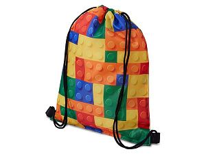 Рюкзак-мешок с возможностью полноцветной печати, цвет: многоцветный