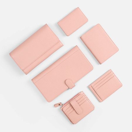 Картхолдер на молнии Unison, розовый