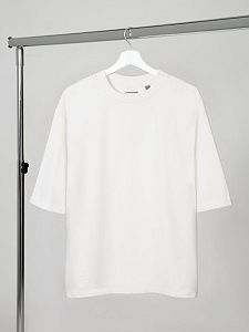 Футболка оверсайз унисекс Kosmos 2.0, светло-серая под нанесение