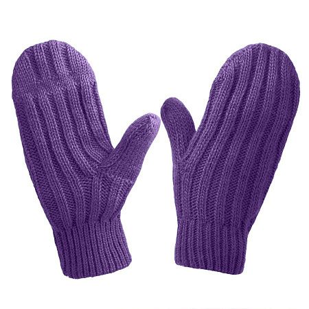 Варежки вязаные НАСВЯЗИ© шерсть/акрил