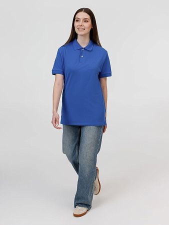 Рубашка поло унисекс Pacific, ярко-синяя (royal), размер 4XL