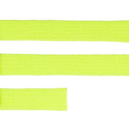 Плоский шнур Cord XL, желтый неон, 190 см