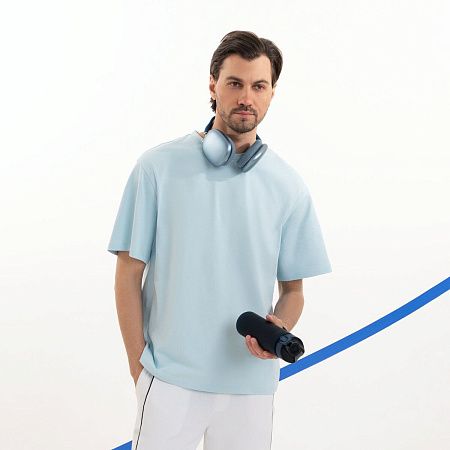 Футболка унисекс RUST NEO, 240 гр., голубой, размер XS/S