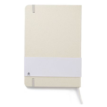 Блокнот из растительного сырья Tutti Frutti в твёрдом переплёте, кофейный