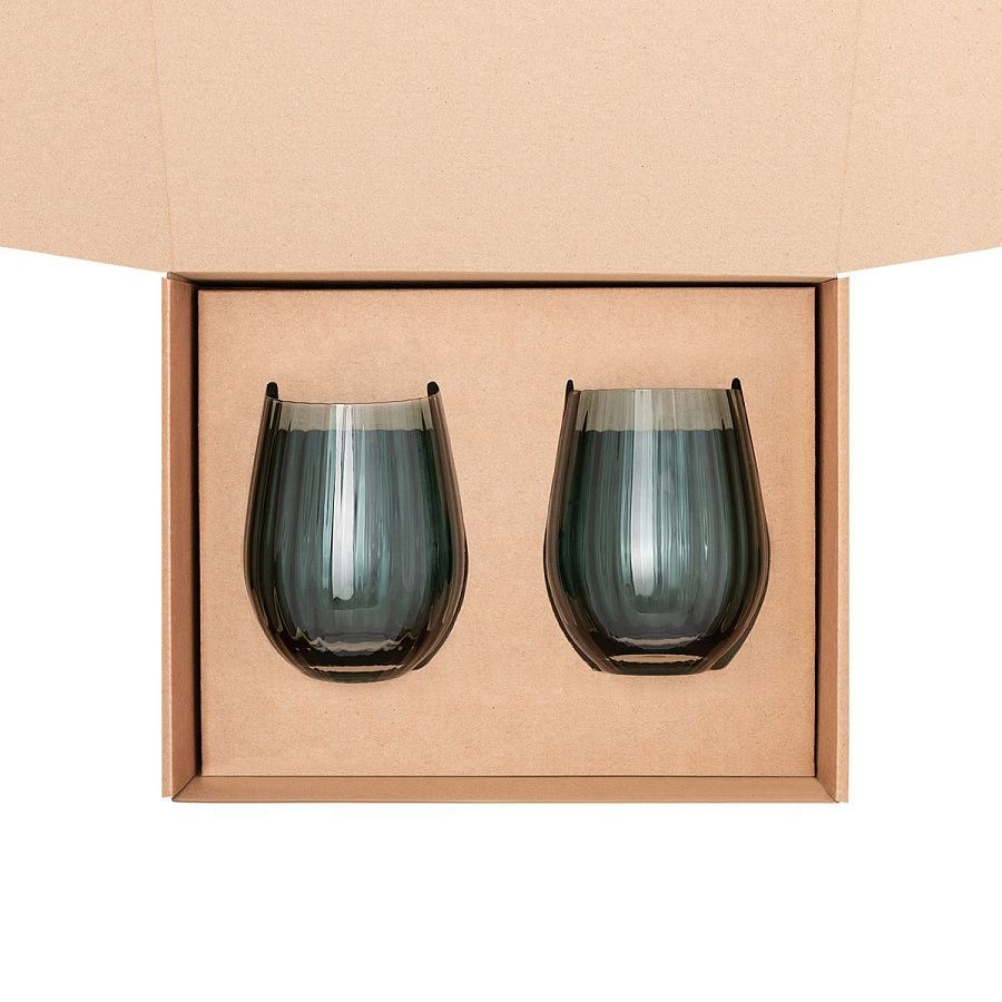 Подарочный набор 2 стакана для воды Capri