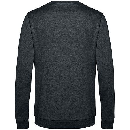 Свитшот унисекс Set In, серый меланж (антрацит), размер S