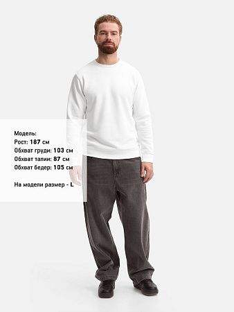 Толстовка унисекс Sully, белая, размер XS