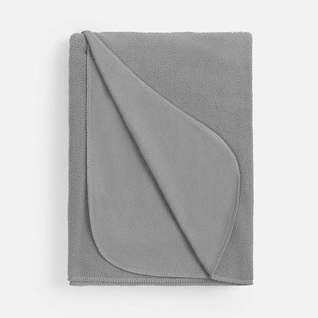 Флисовый плед Warm&Peace, серый