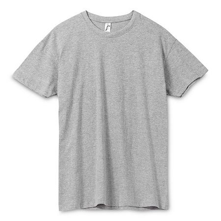 Футболка унисекс Regent 150, серый меланж, размер XL