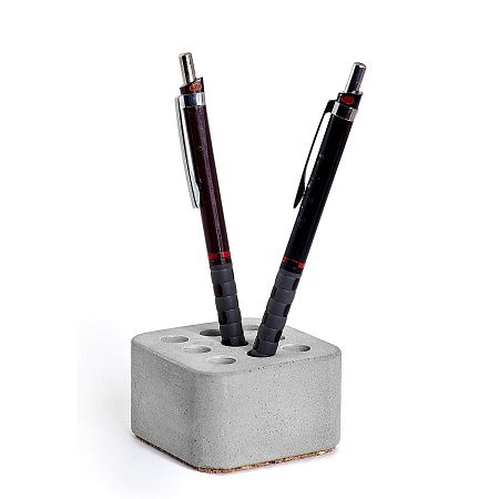 Органайзер - карандашница из бетона