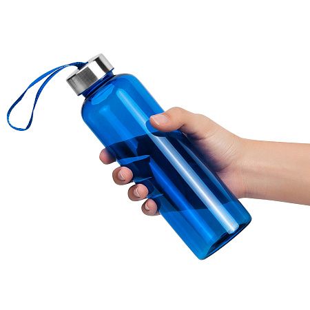 Бутылка для воды VERONA PET COLOR 550мл Синяя с синим 6261.01