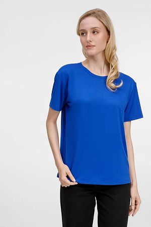 Футболка унисекс Senti, ярко-синяя, размер S