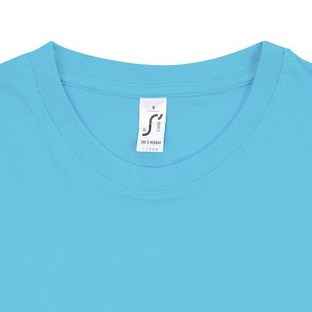 Футболка унисекс Regent 150, бирюзовая, размер 5XL