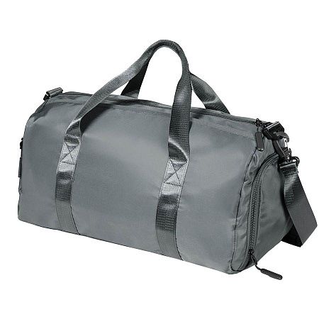 Сумка спортивная "Gym"; серая; 45х21х20 см; полиэстер