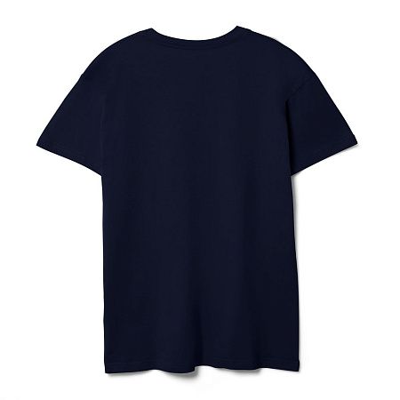 Футболка унисекс T-bolka 140, темно-синяя, размер S