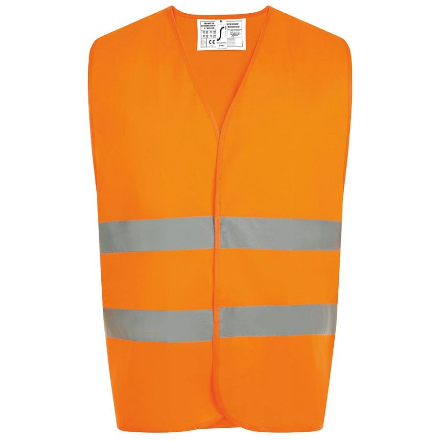 Жилет светоотражающий Secure Pro, оранжевый неон, размер XXS