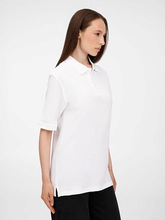 Рубашка поло унисекс Upswing, белая, размер 3XL