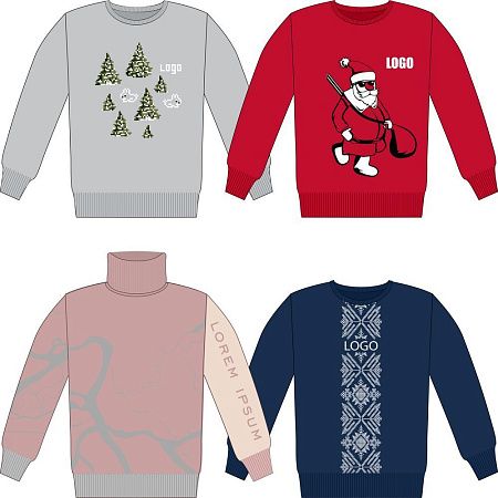 Свитер на заказ Tricksy Fint, полушерсть, размер XS