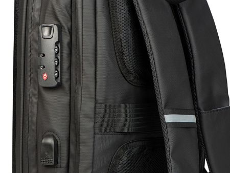 Антикражный рюкзак Sheller для ноутбука 17.3"  с пластиковой поверхностью