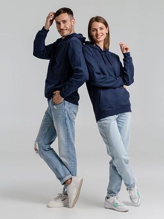 Толстовка с капюшоном Snake II темно-синяя, размер S