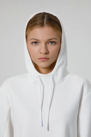 Худи унисекс Begi, молочно-белое, размер M