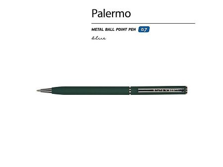 Ручка металлическая шариковая «Palermo», софт-тач