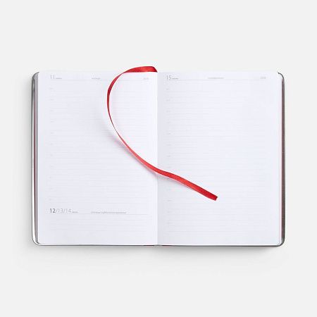 Ежедневник Metal Frame на заказ, датированный, красный