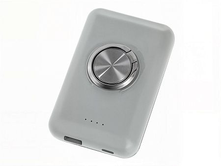 Магнитный беспроводной внешний аккумулятор с быстрой зарядкой QC/PD 20 Вт «MagnetIQ», 5000 mAh