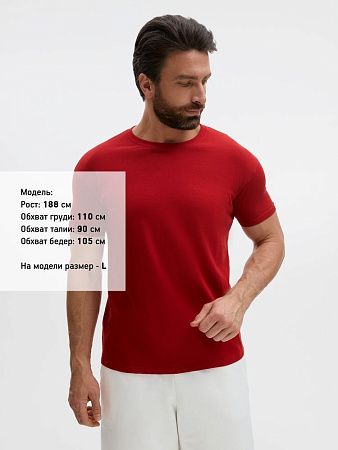 Футболка унисекс Regent 150, вишнево-красная, размер XL
