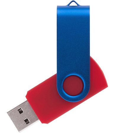 Флешка TWIST COLOR MIX Красная с синим 4016.03.01.64ГБ