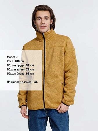 Куртка унисекс Gotland, горчичная, размер M
