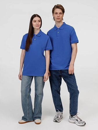 Рубашка поло унисекс Pacific, ярко-синяя (royal), размер 4XL