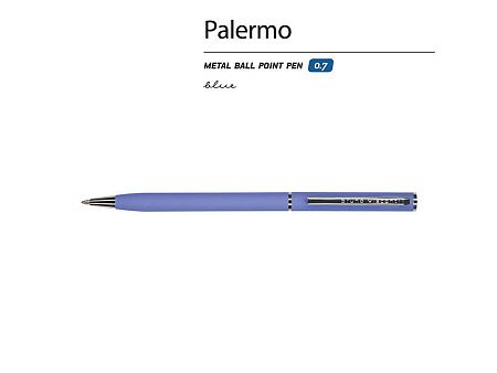 Ручка металлическая шариковая «Palermo», софт-тач