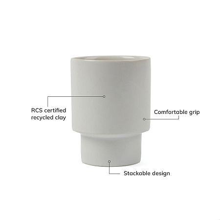 Стакан VINGA Nagano pure из керамики RCS, 300 мл