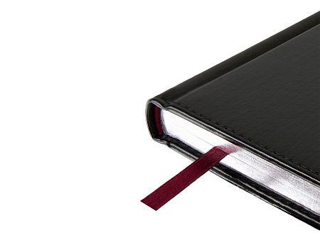 Ежедневник недатированный А5 «Sidney Nebraska» с серебряным срезом и уголками