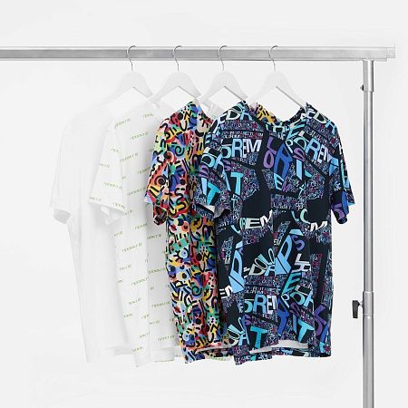 Футболка унисекс Senti с полной запечаткой на заказ, размер S