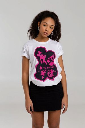 Футболка «Меламед. The Beatles», белая, размер S
