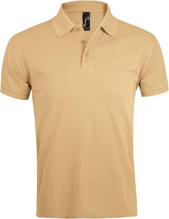 Рубашка-поло Prime Men бежевая, размер 3XL