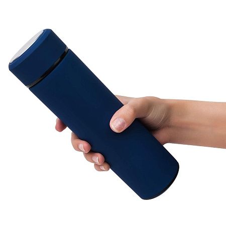 Термос EVANS SOFT 420мл. Темно-синий 6200.14