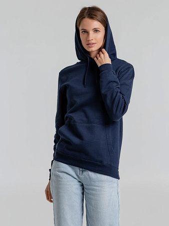 Толстовка с капюшоном Snake II темно-синяя, размер S