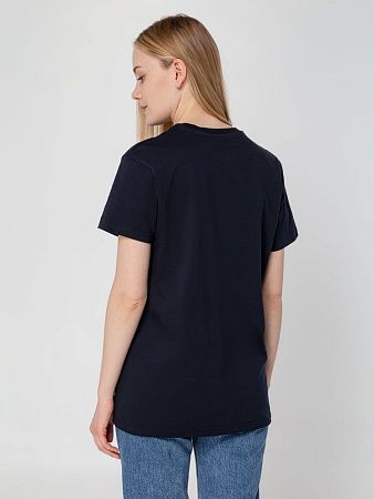 Футболка унисекс T-Bolka 160, темно-синяя, размер XS