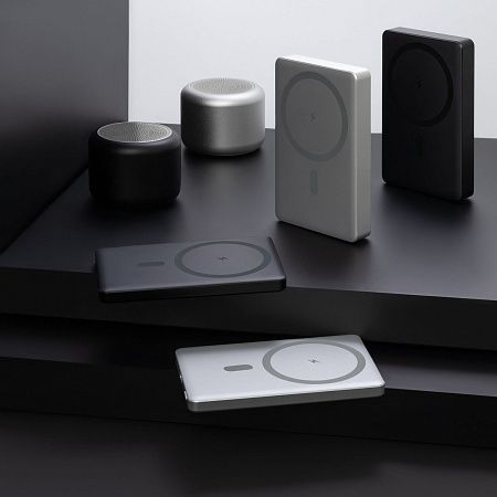 Беспроводная колонка Passion 80dB 600 mAh, серебряная